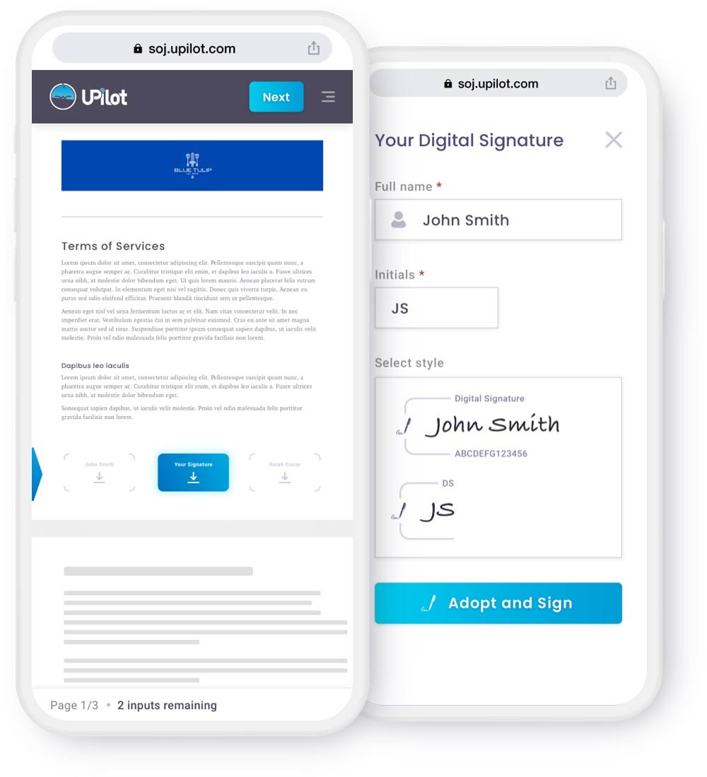 Digitally Contracts with SignOnJet