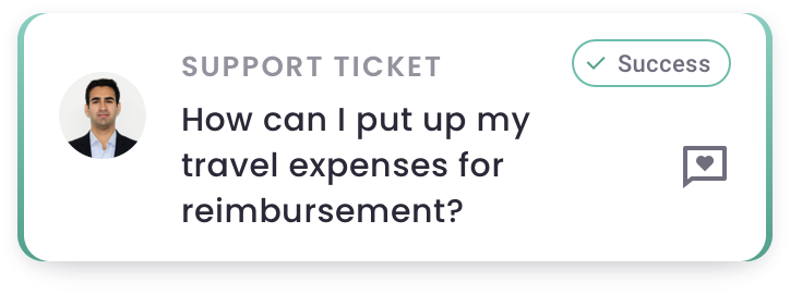 Support ticket
